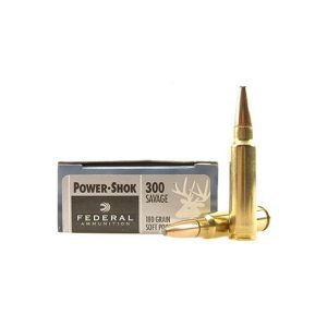 Federal Power-Shok 300 Savage 180 Grain SP - 20 Rounds Packaging