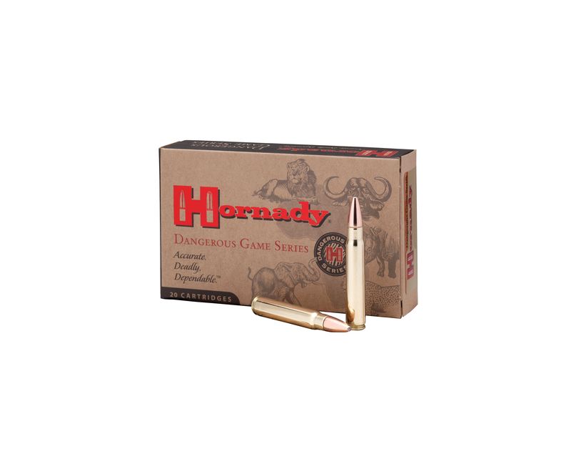 Hornady Dangerous Game Series Centerfire Rifle Rounds Brass 450 Rigby 82662 090255826623.jpg