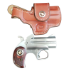 Bond Arms Rustic Defender Stainless .45 LC 3" Barrel 2-Rounds Holster Package