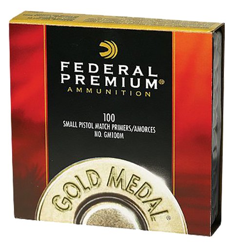 Federal Premium Gold Medal Small Pistol Match Primers #100M