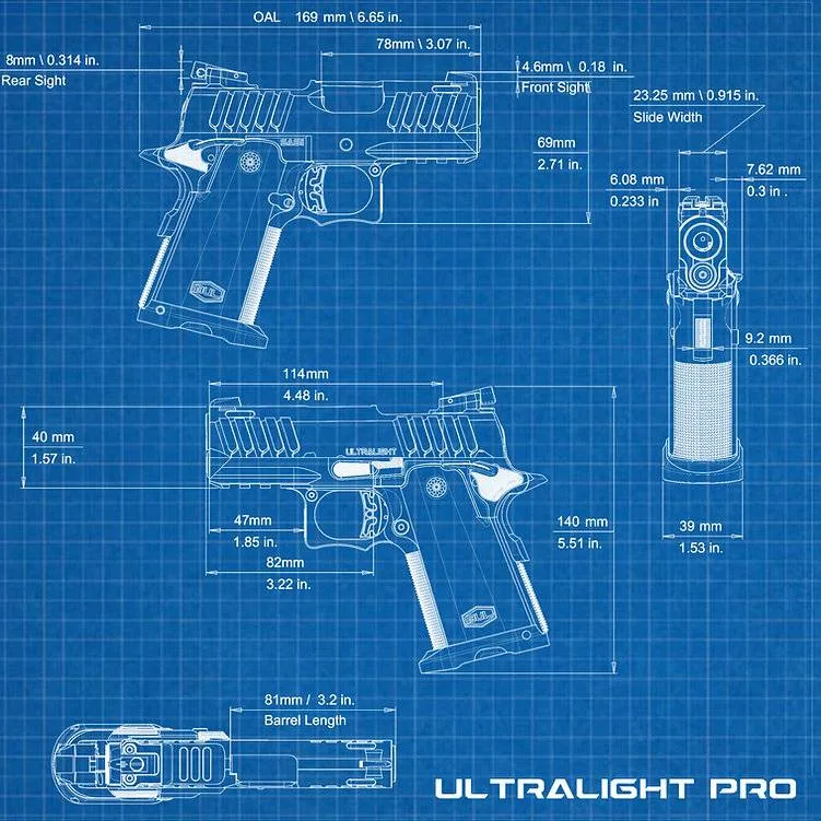 Buy Bul Sas II Ultralight Pro G2 9X19 - Ported Barell Online